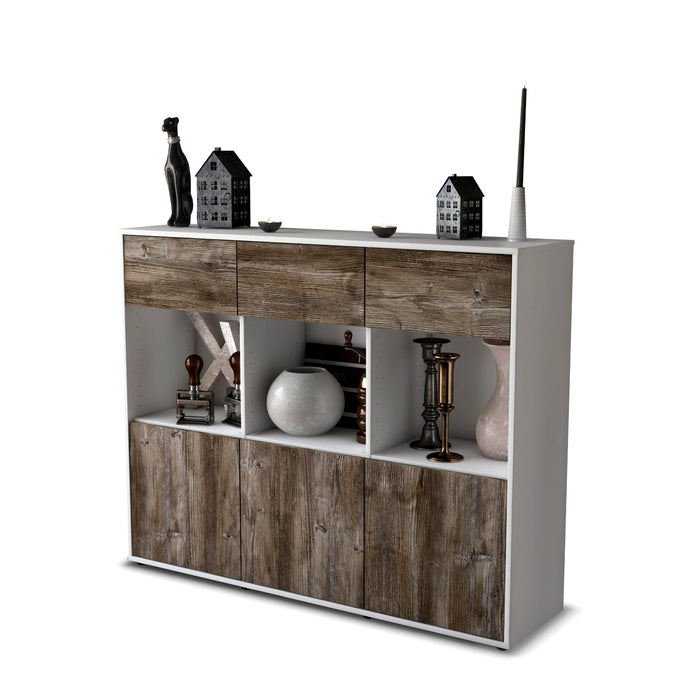 Highboard Tessa, Treibholz Seite (136x108x35cm) - Dekati GmbH