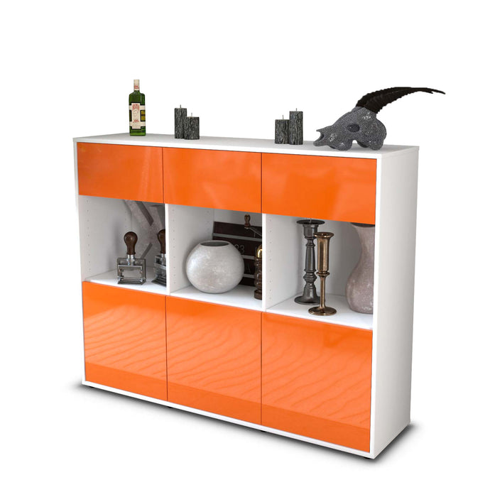 Highboard Tessa, Orange Seite (136x108x35cm) - Dekati GmbH