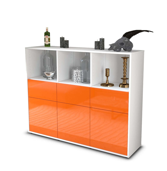 Highboard Theresia, Orange Seite (136x108x35cm) - Dekati GmbH