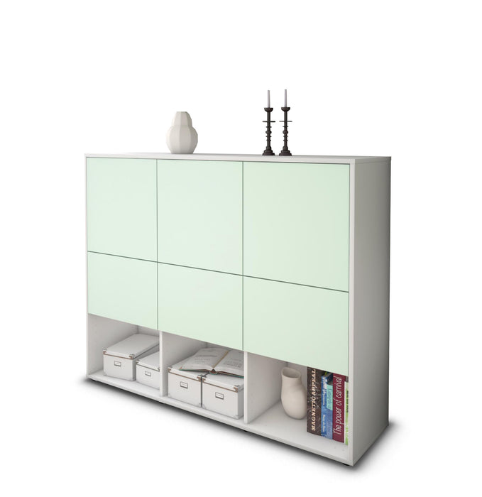 Highboard Zaccaria, Mint Seite (136x108x35cm) - Dekati GmbH