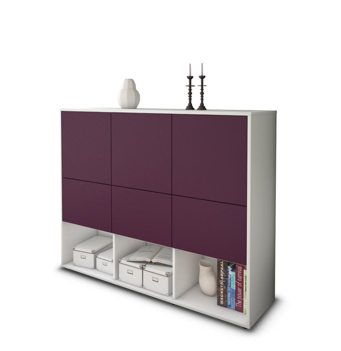 Highboard Zaccaria, Lila Seite (136x108x35cm) - Dekati GmbH