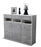 Highboard Tosca, Beton Seite (136x108x35cm) - Dekati GmbH