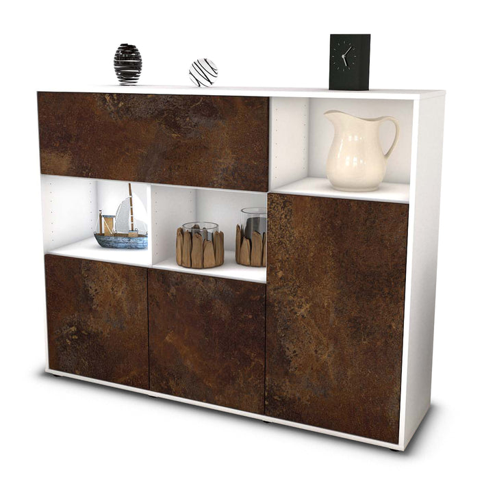 Highboard Valenzia, Rost Seite (136x108x35cm) - Dekati GmbH