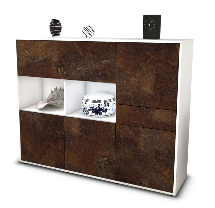 Highboard Valeria, Rost Seite (136x108x35cm) - Dekati GmbH