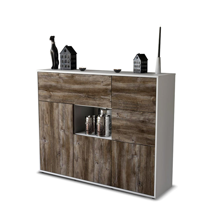 Highboard Verena, Treibholz Seite (136x108x35cm) - Dekati GmbH