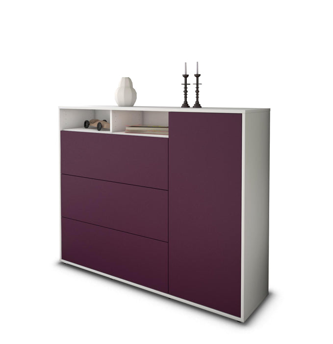 Highboard Vita, Lila Seite (136x108x35cm) - Dekati GmbH