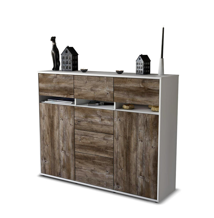 Highboard Viviana, Treibholz Seite (136x108x35cm) - Dekati GmbH