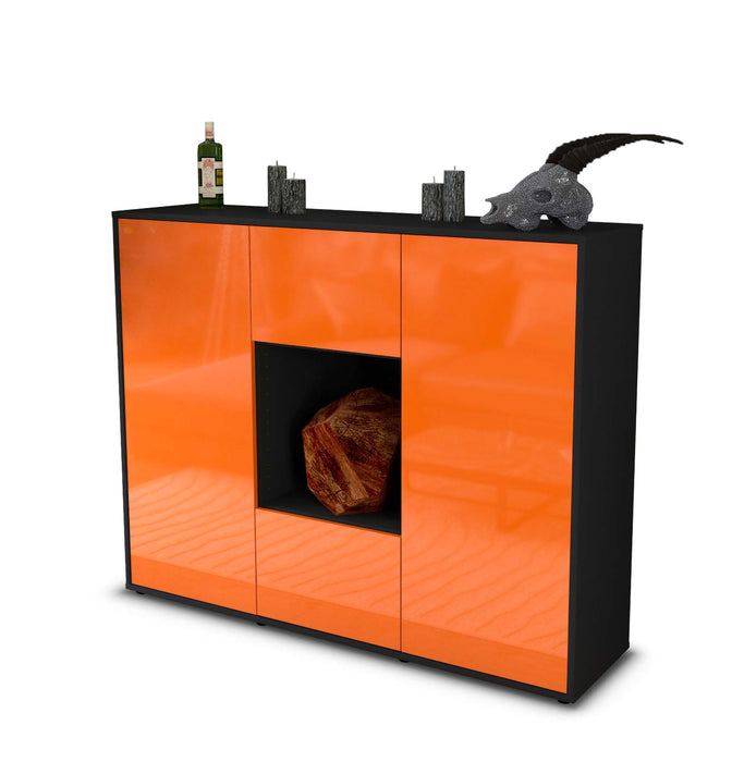 Highboard Mali, Orange Seite (136x108x35cm) - Dekati GmbH