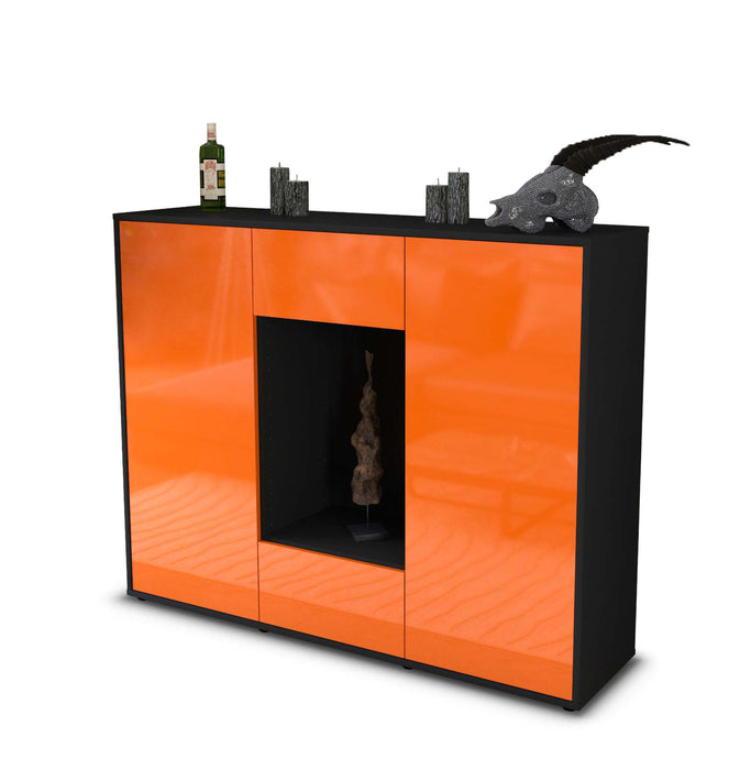 Highboard Malina, Orange Seite (136x108x35cm) - Dekati GmbH