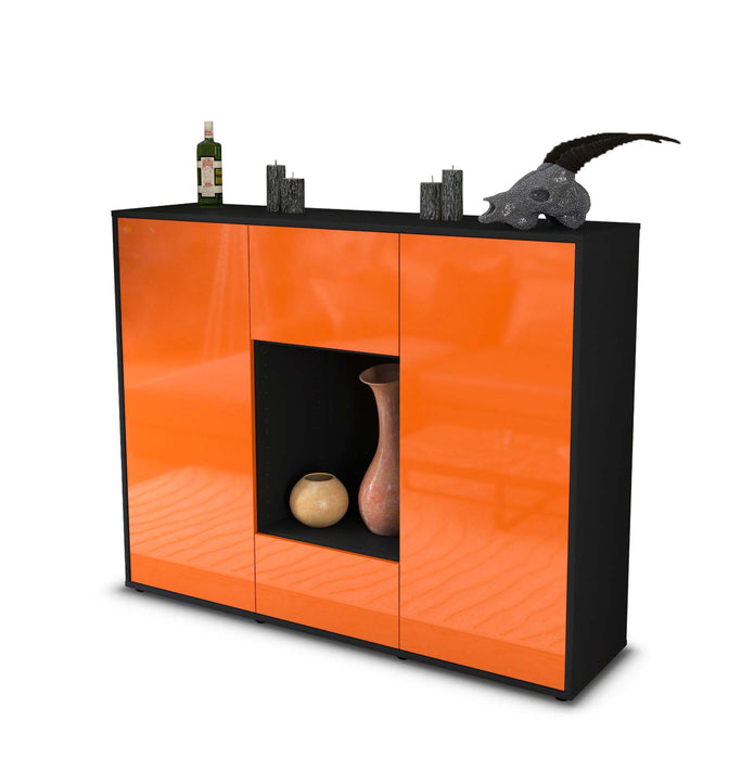 Highboard Manuela, Orange Seite (136x108x35cm) - Dekati GmbH