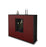 Highboard Marilena, Bordeaux Seite (136x108x35cm) - Dekati GmbH