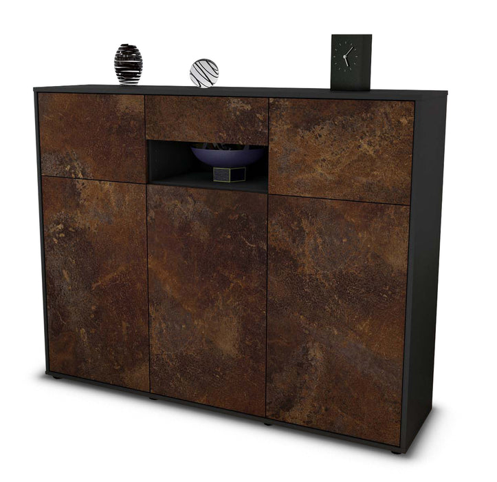 Highboard Matilda, Rost Seite (136x108x35cm) - Dekati GmbH