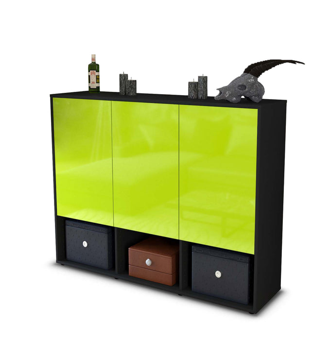 Highboard Mea, Grün Seite (136x108x35cm) - Dekati GmbH