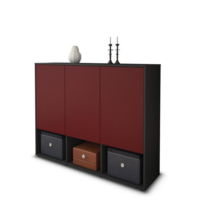 Highboard Mea, Bordeaux Seite (136x108x35cm) - Dekati GmbH