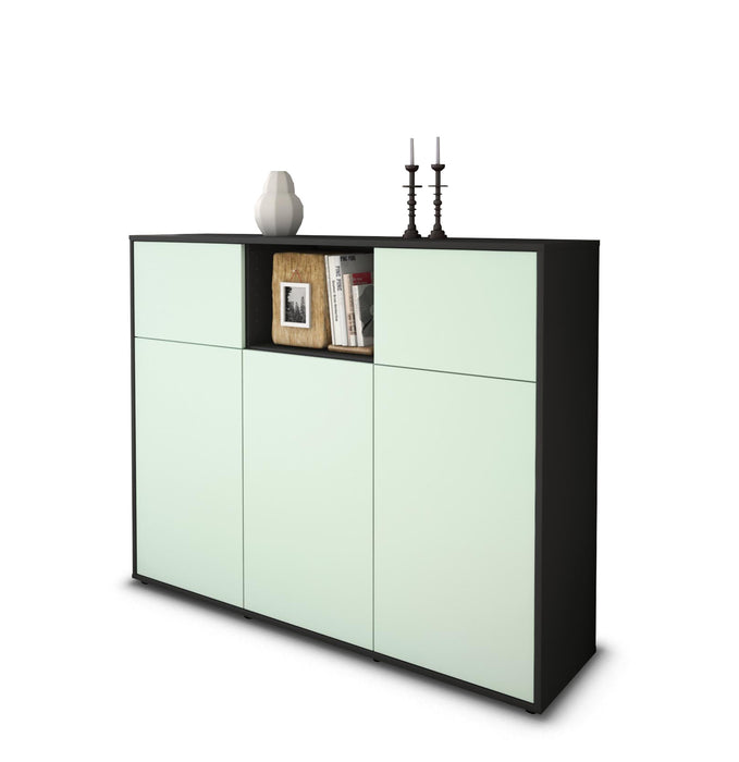 Highboard Melanie, Mint Seite (136x108x35cm) - Dekati GmbH