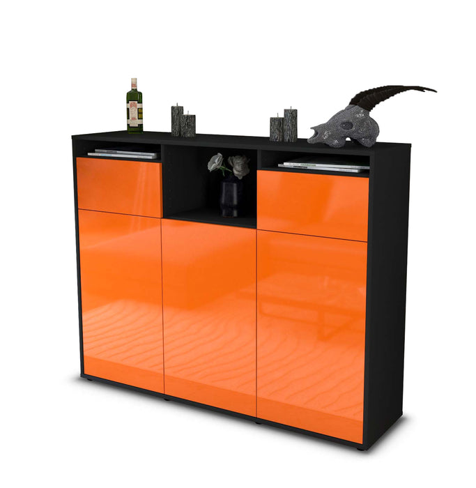 Highboard Melena, Orange Seite (136x108x35cm) - Dekati GmbH