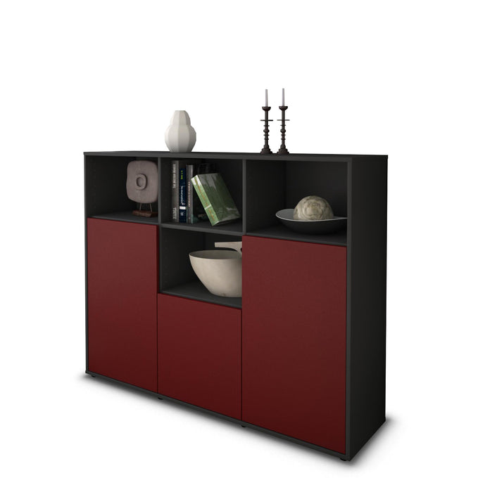 Highboard Mia, Bordeaux Seite (136x108x35cm) - Dekati GmbH