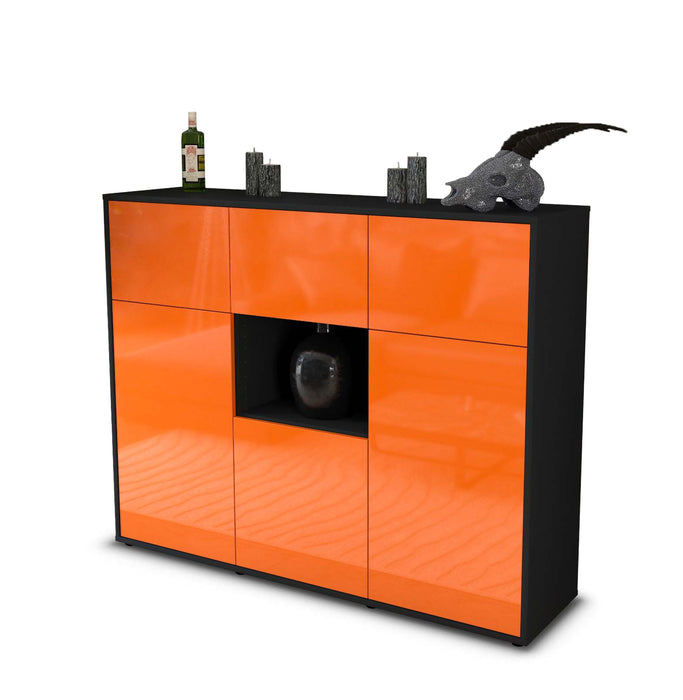 Highboard Milena, Orange Seite (136x108x35cm) - Dekati GmbH