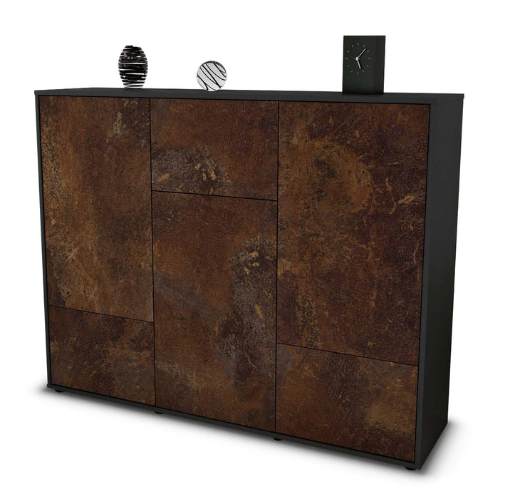 Highboard Mira, Rost Seite (136x108x35cm) - Dekati GmbH