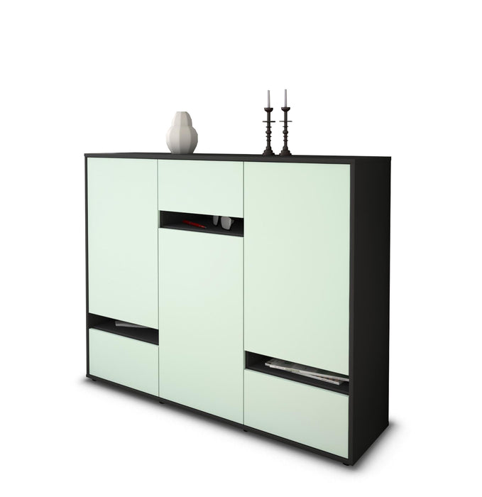 Highboard Mirella, Mint Seite (136x108x35cm) - Dekati GmbH