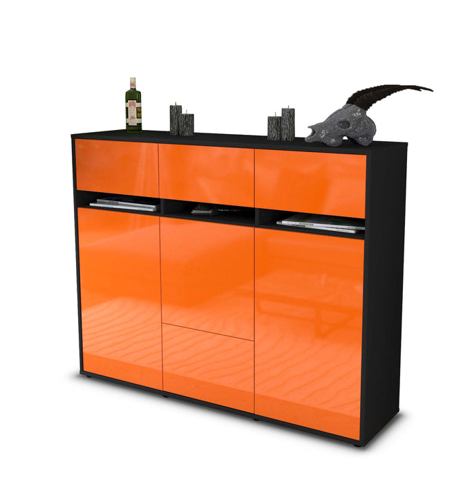 Highboard Monja, Orange Seite (136x108x35cm) - Dekati GmbH