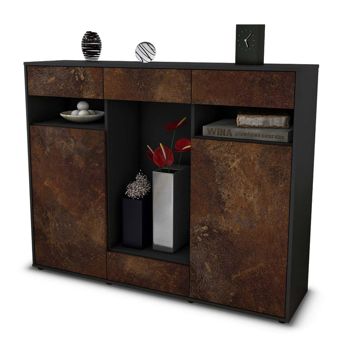 Highboard Name, Rost Seite (136x108x35cm) - Dekati GmbH