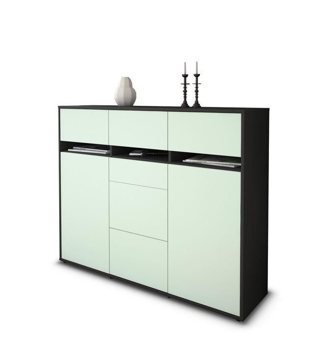 Highboard Nica, Mint Seite (136x108x35cm) - Dekati GmbH