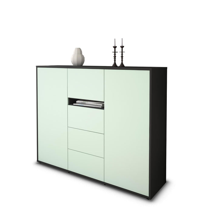 Highboard Nikola, Mint Seite (136x108x35cm) - Dekati GmbH