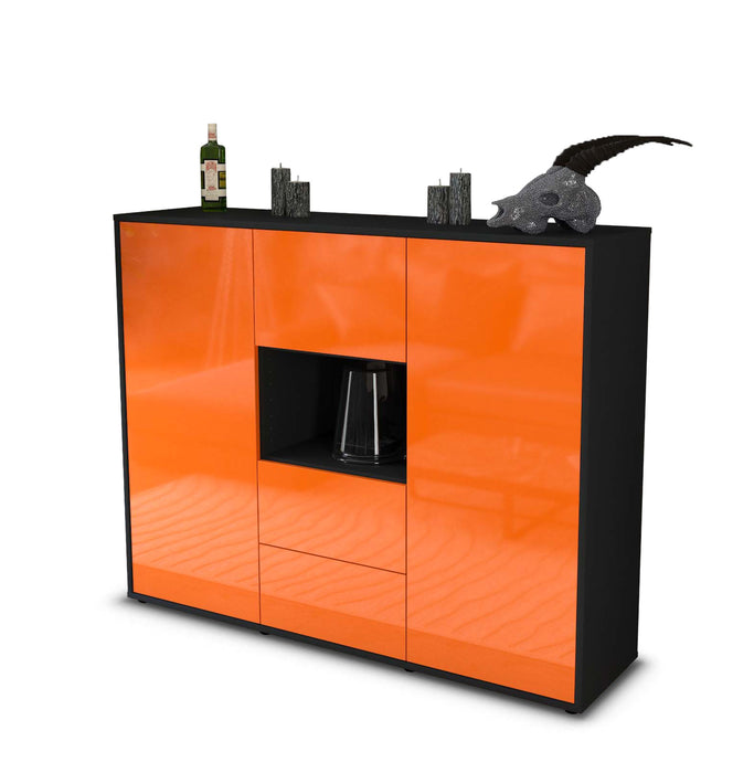 Highboard Nila, Orange Seite (136x108x35cm) - Dekati GmbH