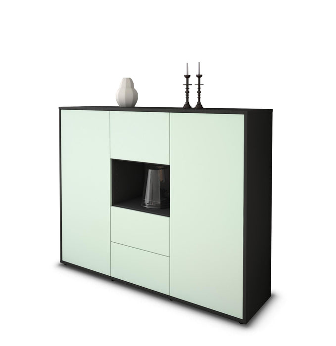 Highboard Nila, Mint Seite (136x108x35cm) - Dekati GmbH