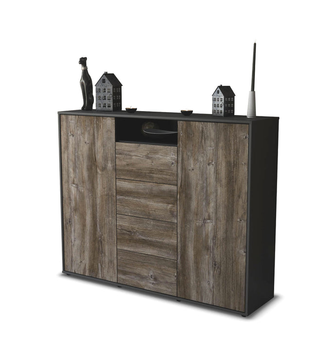 Highboard Nives, Treibholz Seite (136x108x35cm) - Dekati GmbH