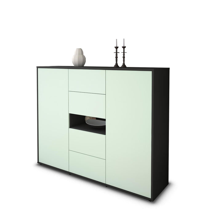 Highboard Noelia, Mint Seite (136x108x35cm) - Dekati GmbH