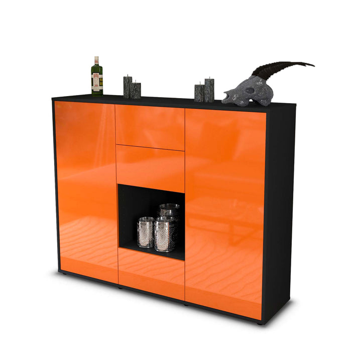 Highboard Nora, Orange Seite (136x108x35cm) - Dekati GmbH