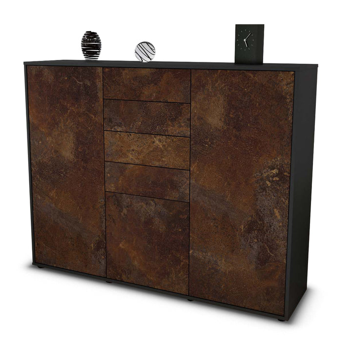 Highboard Patricia, Rost Seite (136x108x35cm) - Dekati GmbH