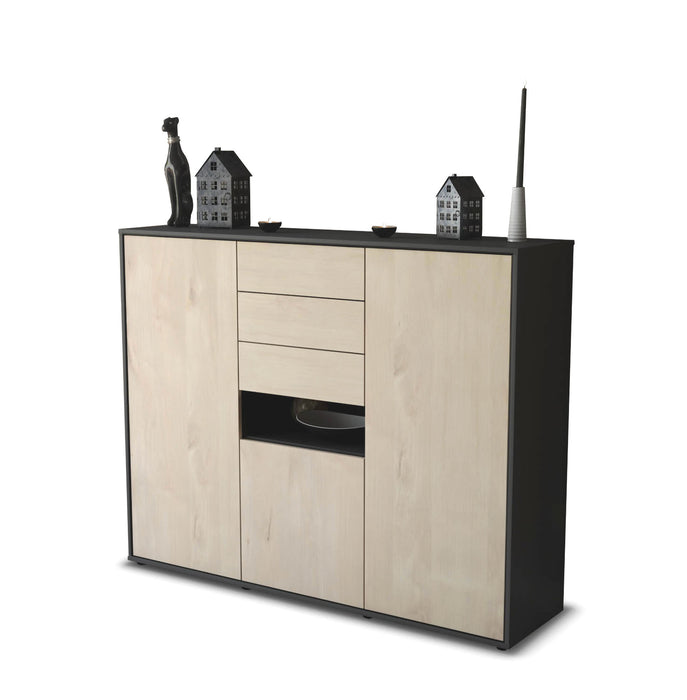 Highboard Paulina, Zeder Seite (136x108x35cm) - Dekati GmbH