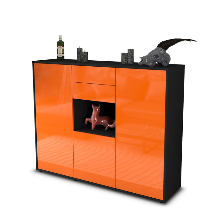 Highboard Penelope, Orange Seite (136x108x35cm) - Dekati GmbH