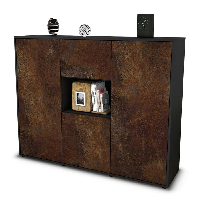 Highboard Pippa, Rost Seite (136x108x35cm) - Dekati GmbH