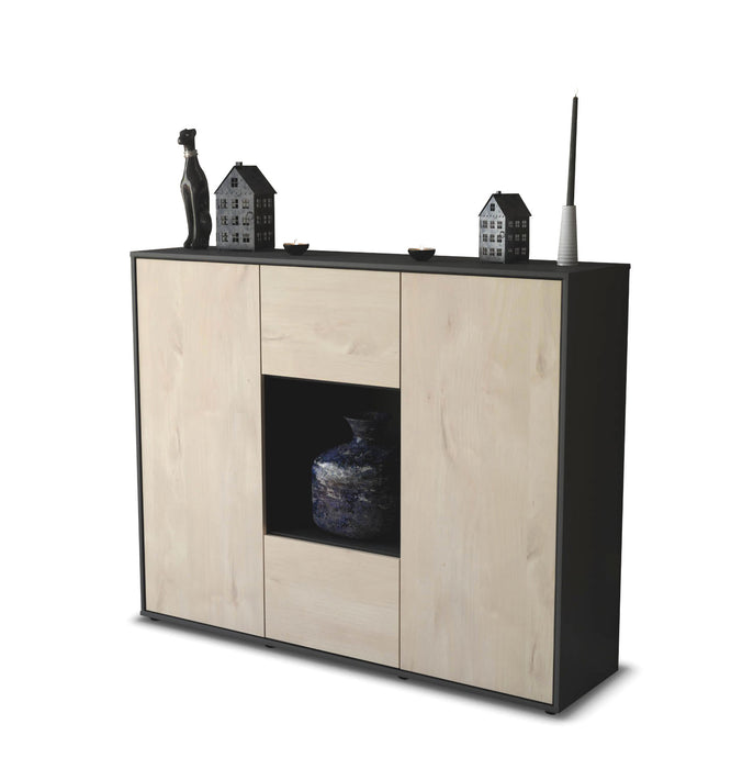 Highboard Priscilla, Zeder Seite (136x108x35cm) - Dekati GmbH