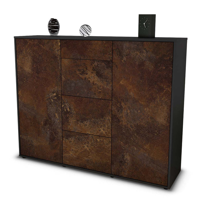 Highboard Prospera, Rost Seite (136x108x35cm) - Dekati GmbH