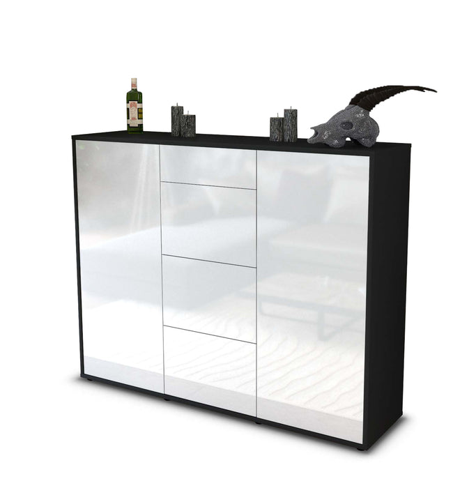 Highboard Prospera, Weiß Seite (136x108x35cm) - Dekati GmbH