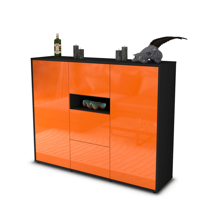 Highboard Quinta, Orange Seite (136x108x35cm) - Dekati GmbH