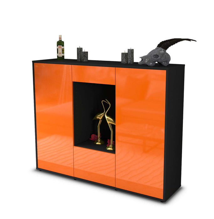 Highboard Raffaela, Orange Seite (136x108x35cm) - Dekati GmbH