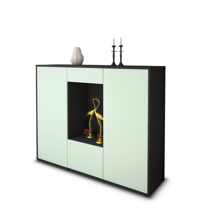 Highboard Raffaela, Mint Seite (136x108x35cm) - Dekati GmbH