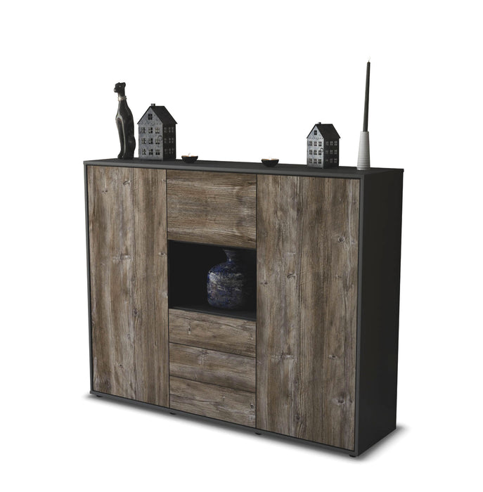 Highboard Ravenna, Treibholz Seite (136x108x35cm) - Dekati GmbH