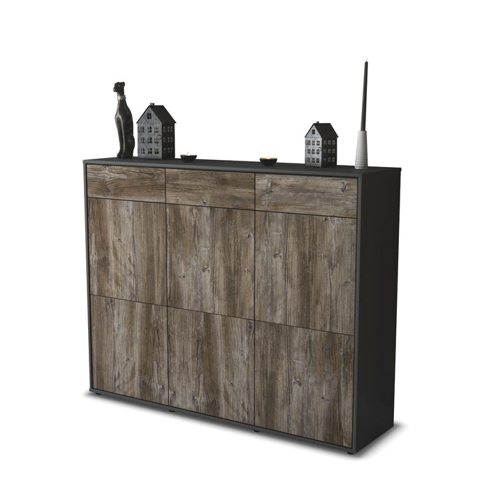 Highboard Santina, Treibholz Seite (136x108x35cm) - Dekati GmbH