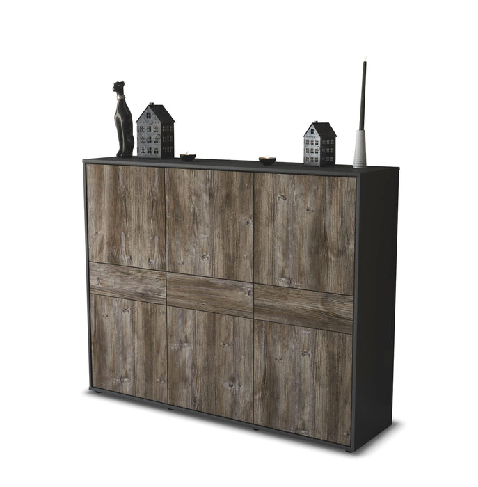 Highboard Saphira, Treibholz Seite (136x108x35cm) - Dekati GmbH