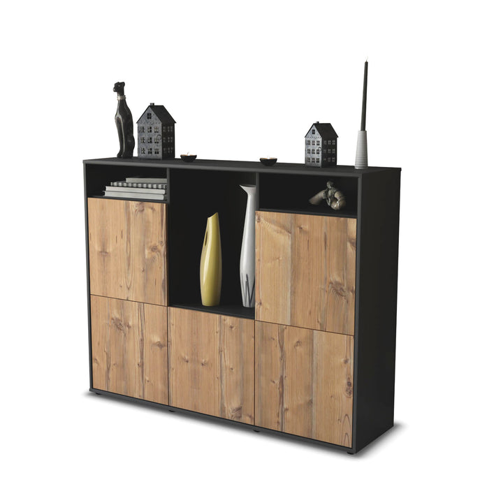 Highboard Sarina, Pinie Seite (136x108x35cm) - Dekati GmbH