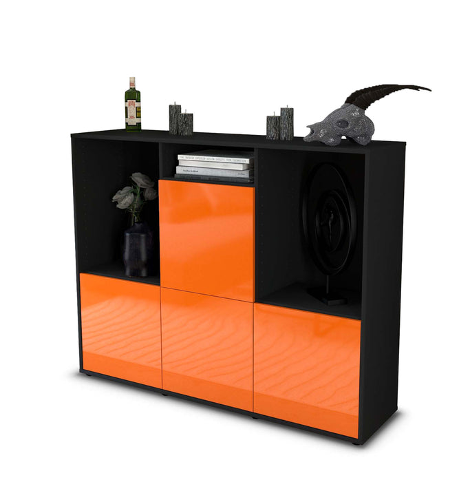 Highboard Saskia, Orange Seite (136x108x35cm) - Dekati GmbH