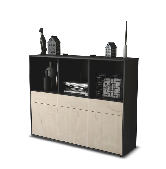 Highboard Selma, Zeder Seite (136x108x35cm) - Dekati GmbH