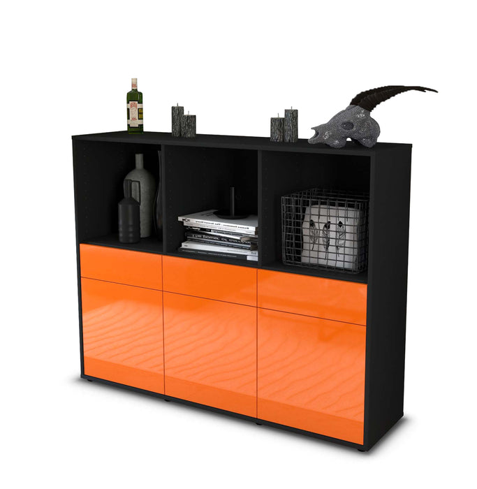 Highboard Selma, Orange Seite (136x108x35cm) - Dekati GmbH